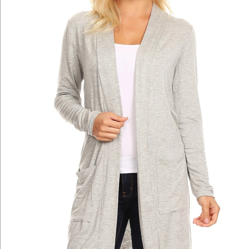 Grey Duster Cardigan- Small